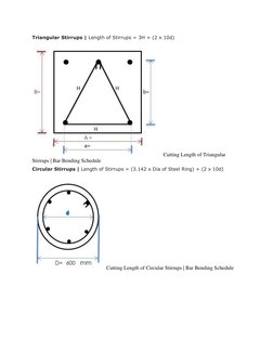 Bar Bending Schedule Formulas Explained | PDF | Bending | Building ...
