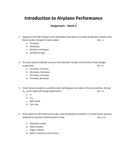 Airplane Performance Fundamentals | PDF | Drag (Physics) | Flight ...