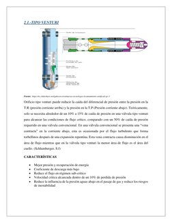 2.1.-TIPO VENTURI 
 
Fuente: https://es.slideshare.net/gabosocorro/nuevas-tecnologas-levantamiento-artificial-gr-3 
Orificio