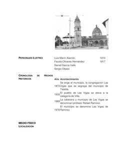 PERSONAJES ILUSTRES 
Luis Marín Alarcón 
1910 
Fausto Olivares Hernández 
1917 
Daniel García Valls 
 
Sergio Obeso