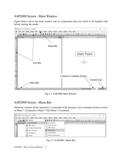 SAP2000 Basic Training Manual | PDF | Beam (Structure) | Design