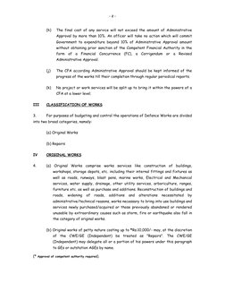 - 2 - 
(h)  The final cost of any service will not exceed the amount of Administrative 
Approval by more than 10%. An offic