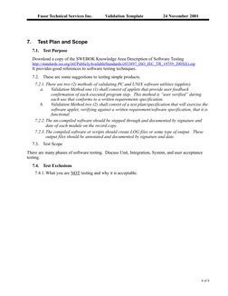 Software Validation Template Guide | PDF | Software Testing ...