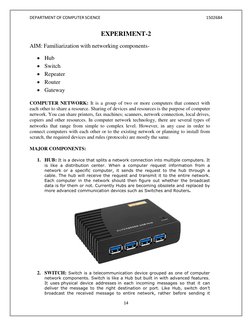 Overview of Networking Components | PDF | Network Switch | Computer Network