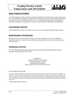 AIAG B-10 Label Guidelines PDF | PDF | Barcode | Code