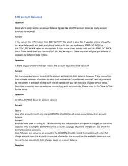Understanding Account Balance Queries | PDF | Overdraft | Debits And ...