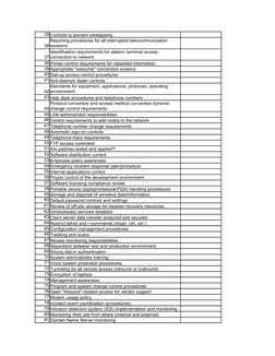 Network Vulnerability Assessment Checklist | PDF | Access Control ...
