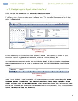 4
ACCOUNTING MODULE #1 
            REVISED DEC 2015                DR. JOYCE K. BRYER – INDIANA UNIVERSITY
1 – 3: Navi