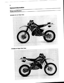 Manual Serviço KDX220 | PDF Manual Serviço KDX220 | PDF