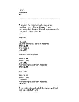 LAYER
BOXTYPE
XY
---------------------------------------------------------------
------------
A stream file may be broken up