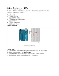 15 Beginner Arduino Breadboard Projects | PDF | Arduino | Electronics