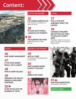 Content:
FINANCE
46	  
Basic Money Management
47	  
Is the Stock Market  
Really Just a Casino?
48	  
What is Short Selling?