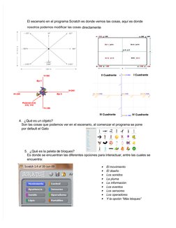directamente
/. ¿Qué es un o$)eto?
Son las cosas que podemos !er en el escenario, al comen0ar el programa se pone
por default