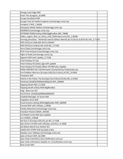 Energy Cycle Edge NSP
Enter The Gungeon_413MB
Escape Doodland NSP
Escape Trick 35 Fateful Enigmas [romstorage.com].nsp
Escapi