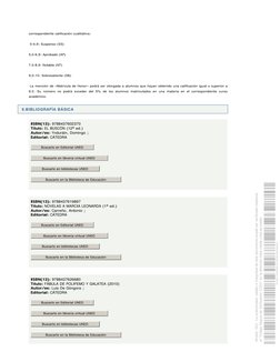 9.BIBLIOGRAFÍA BÁSICA 
correspondiente calificación cualitativa: 
 0-4,9: Suspenso (SS) 
5,0-6,9: Aprobado (AP) 
7,0-8,9: Not
