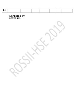 14.
INSPECTED BY:                                                            
NOTED BY:
