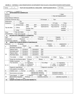 BRICEÑO, B. – CONTRERAS, S. (2014) PRESENTACIÓN DE UN INSTRUMENTO PARA EVALUAR LA DEGLUCIÓN EN PACIENTES HOSPITALIZADOS.
