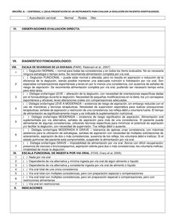 BRICEÑO, B. – CONTRERAS, S. (2014) PRESENTACIÓN DE UN INSTRUMENTO PARA EVALUAR LA DEGLUCIÓN EN PACIENTES HOSPITALIZADOS.