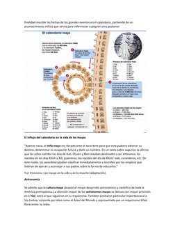 finalidad inscribir las fechas de los grandes eventos en el calendario, partiendo de un 
acontecimiento mítico que servía par