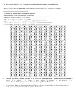 16. Valor de verdad en una DISYUNCIÓN cuando las dos proposiciones simples que la conforman son falsas. 
____________________