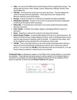 MS Word 2016 Interface Overview | PDF | Human–Computer Interaction ...