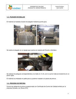 DOSSIER DE CALIDAD 
PRODUCTO: CERCO PRONTO 
Fecha Emisión: 
24-01-2019