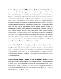 Capítulo 4. Facundo vs. Lamadrid. El gobierno mediante terror. Anti religión. Facundo 
se enfrenta con Lamadrid, tipo de ga