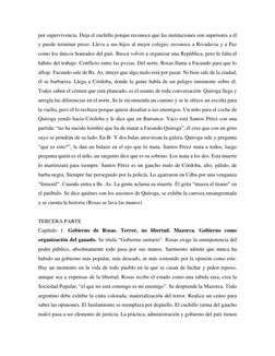 por supervivencia. Deja el cuchillo porque reconoce que las instituciones son superiores a él 
y puede terminar preso. Lleva
