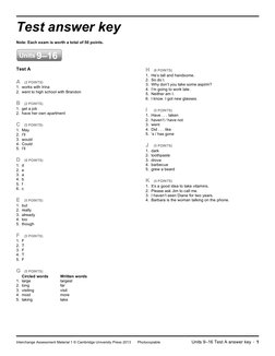 Unit Standard 9016 Answers.pdf Respuestas 9-16 A | PDF