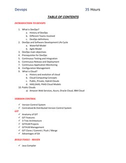 Comprehensive DevOps Training Guide | PDF | Cloud Computing | Computing ...