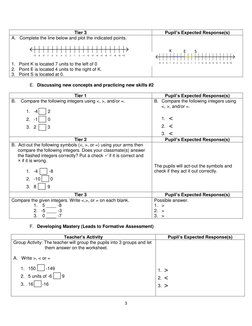 Modifications For Math Lessons Grade 6 Math Lesson Plan: Integers | PDF | Lesson Plan | Behavior ...