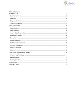 1 
 
Table of Contents 
INTRODUCTION ....................................................................................
