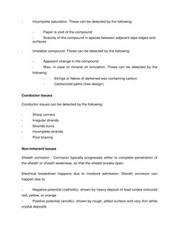 - 
Incomplete saturation. These can be detected by the following: 
- 
Paper is void of the compound 
- 
Scarcity of the compo