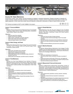 Basic Mechanics Course Overview | PDF | Machines | Friction