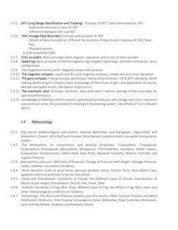 1.3.5    LRIT (Long Range Identification and Tracking) - Purpose of LRIT, Data transmitted by LRIT 
        - Authorized re