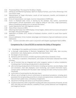 3.12      Processing Delays: The reason for the delay in display. 
3.13      Setting Up and Maintaining Displays: Optimum d