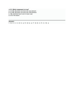 Web Designing MCQs and Answers Set 1-5 | PDF | Html Element | World ...