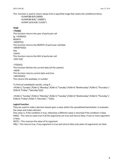 III B.COM-SJC 
 
June 23, 2019 
 
8 
This  function is used to return values from a specified range that meets the condition/