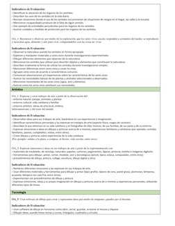 Indicadores de Evaluación: 
› Identifican la ubicación de los órganos de los sentidos. 
› Describen los usos de los sentido