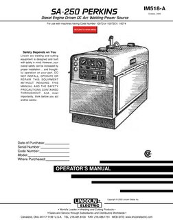 Manual Sa 250 | PDF | Welding | Construction