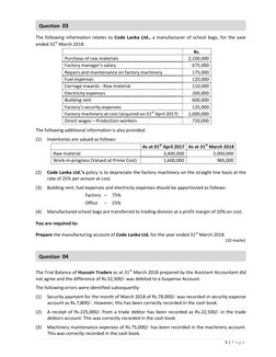 AAT Level 1 Exam Paper - January 2019 | PDF | Debits And Credits | Book ...