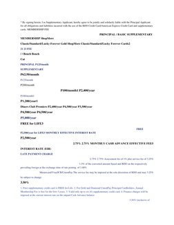 BDO Credit Card Application Form | PDF | Visa Inc. | Credit Card