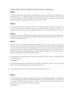 Normas de Auditoría y Ética Profesional | PDF | Auditoría financiera ...
