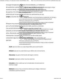 Auditando con Nmap y sus scripts para escanear vulnerabilidades | WeL...
https://www.welivesecurity.com/la-es/2015/02/12/audi