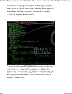 Auditando con Nmap y sus scripts para escanear vulnerabilidades | WeL...
https://www.welivesecurity.com/la-es/2015/02/12/audi