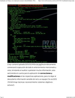Auditando con Nmap y sus scripts para escanear vulnerabilidades | WeL...
https://www.welivesecurity.com/la-es/2015/02/12/audi