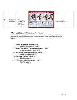 PAGE 9 
 
 
 
 
 
11 
 
 
 
 
 
Residential 
Buildings  
 
 
 
 
 
Fire 
extinguisher 
usage 
instructions  
 
 
 
 
 
 
 
30