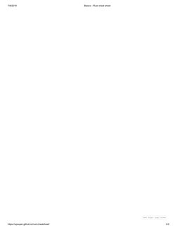 7/8/2019
Basics - Rust cheat sheet
https://upsuper.github.io/rust-cheatsheet/
2/2
Dark (https://upsuper.github.io/rust-cheats