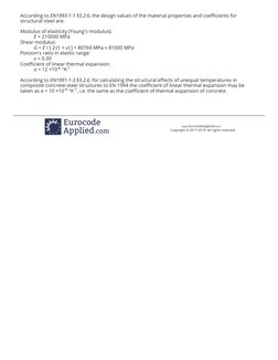 Table of Material Properties For Structural Steel S235, S275, S355 ...