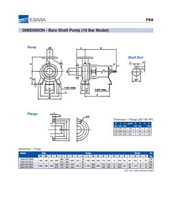 Catalog Pump Ebara Fsa PDF | PDF | Mechanical Engineering | Machines